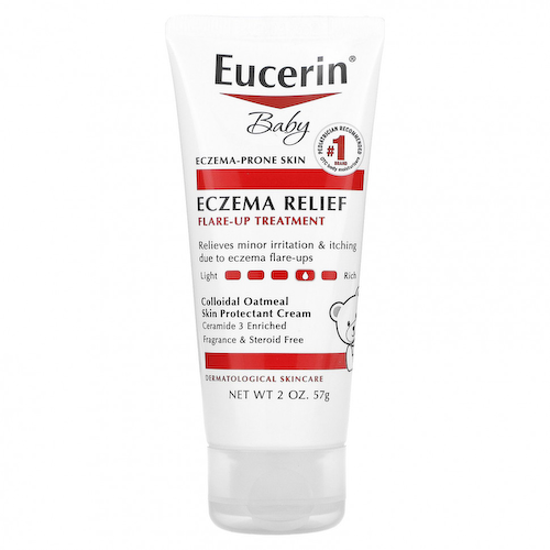 Eucerin, для детей, средство для лечения экземы в период обострений, без отдушки, 57 г (2 унции) #1