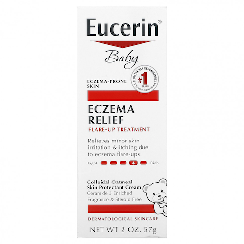 Eucerin, для детей, средство для лечения экземы в период обострений, без отдушки, 57 г (2 унции) #1