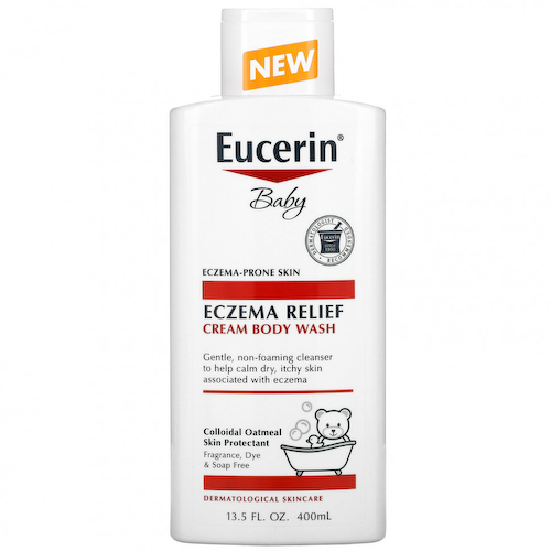 Eucerin, средство от экземы, для детей, крем-гель для душа, 400 мл (13,5 жидк. унции) #1
