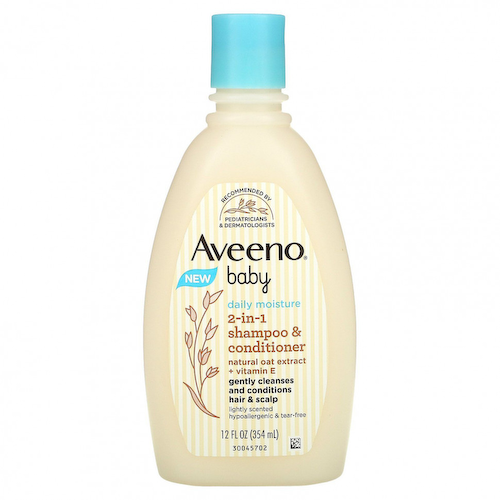 Aveeno, Для детей, увлажняющий шампунь и кондиционер для ежедневного применения 2 в 1, 354 мл (12 жидк. Унций) #1