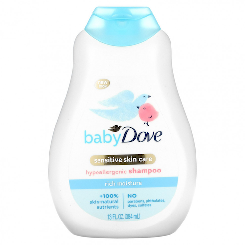Dove, Baby, насыщенный увлажняющий шампунь, 384 мл #1