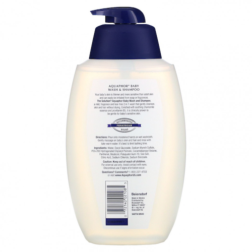 Aquaphor, Для детей, гель и шампунь, не содержит отдушек, 25,4 ж. унц.(750 мл) #1
