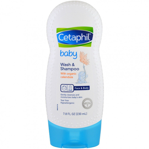 Cetaphil, детский гель для душа и шампунь, с органической календулой, 230 мл (7,8 жидк. унции) #1