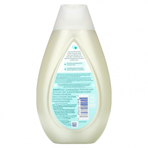 Johnson & Johnson, Cottontouch, средство для душа и шампунь для новорожденных, 400 мл (13,6 жидк. Унции) #1