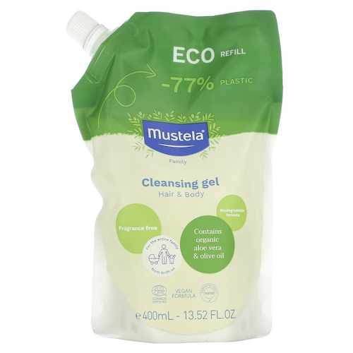 Mustela, Очищающий гель, для волос и тела, 400 мл (13,52 жидк. Унции) #1