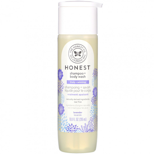 The Honest Company, Действительно успокаивающий шампунь + гель для душа, лаванда, 10,0 жидких унций (295 мл) #1