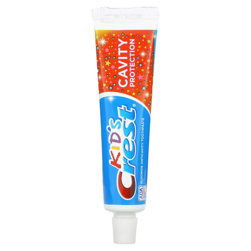 Crest, Kids, защита кариеса, фторсодержащая зубная паста от кариеса, Sparkle Fun, 62 г (2,2 унции) #1