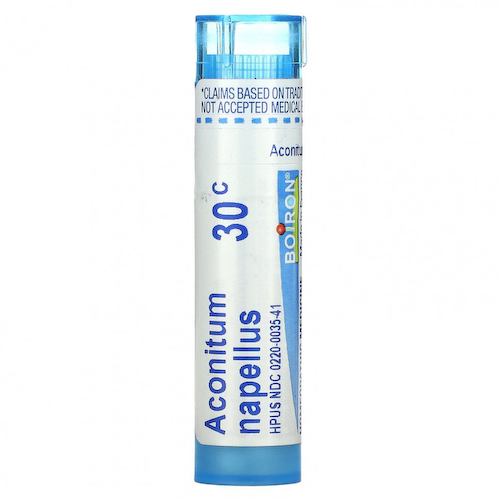 Boiron, Single Remedies, Аконит клобучковый, 30C, прибл. 80 гранул #1