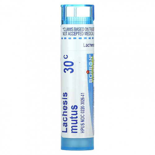 Boiron, Single Remedies, Лахезис мутус, 30C, прибл. 80 гранул #1