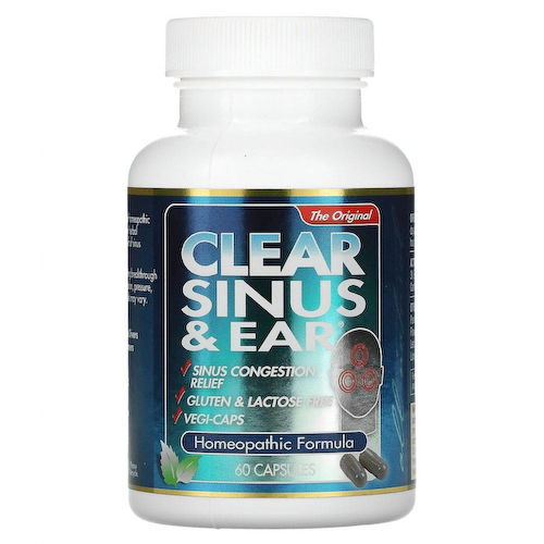 Clear Products, Clear Sinus & Ear, 60 капсул #1