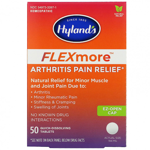 Hyland's, FlexMore Arthritis Pain Relief, 50 Quick-Dissolving Tablets #1