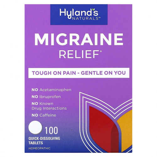 Hyland's, Migraine Relief, 100 tablets #1