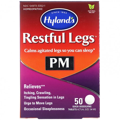 Hyland's, Restful Legs PM, 50 быстрорастворимых таблеток #1