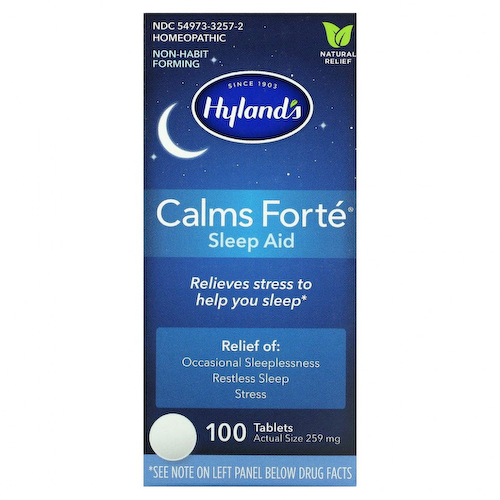 Hyland's, Успокаивает форте, Sleep Aid, 100 таблеток #1