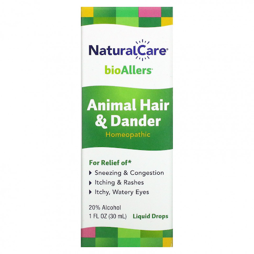 NaturalCare, BioAllers, средство от аллергии, шерсть и перхоть животных, 30 мл (1 жидк. Унция) #1