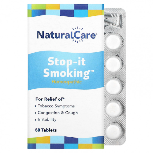 NaturalCare, Stop-it Smoking, таблетки для детоксикации, без никотина, 60 таблеток #1