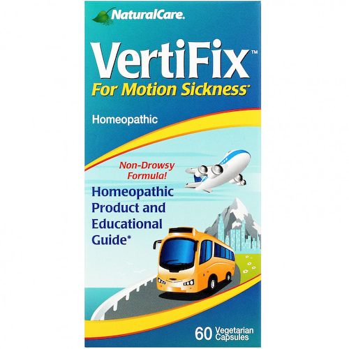 NaturalCare, VertiFix, От укачивания, 60 вегетарианских капсул #1