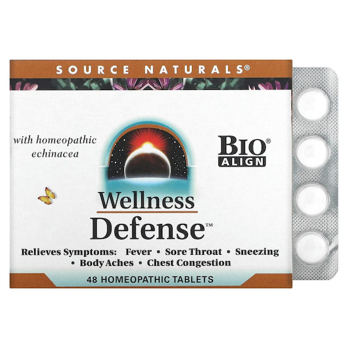 Source Naturals, Wellness Defense, 48 гомеопатических таблеток #1