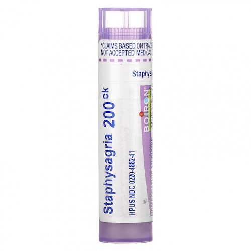 Boiron, Single Remedies, Стафизагрия, 200CK, прибл. 80 гранул #1