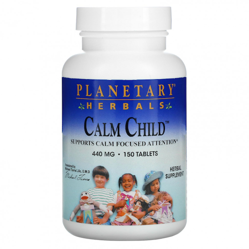 Planetary Herbals, Успокаивающее для детей, 440 мг, 150 таблеток #1