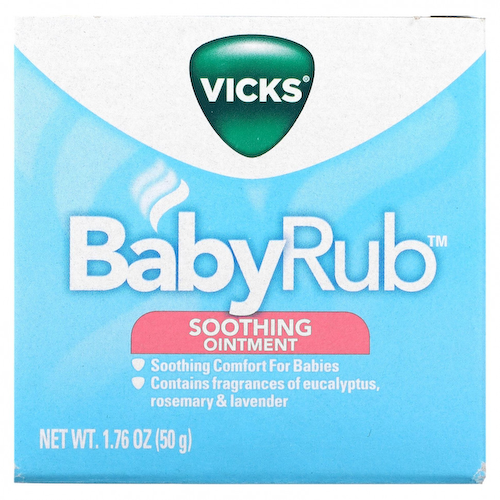 Vicks, Baby Rub, успокаивающая мазь, 50 г (1,76 унции) #1