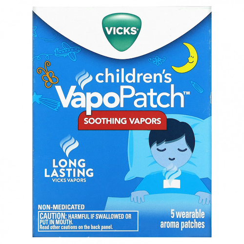 Vicks, VapoPatch для детей, 5 носимых ароматических патчей #1