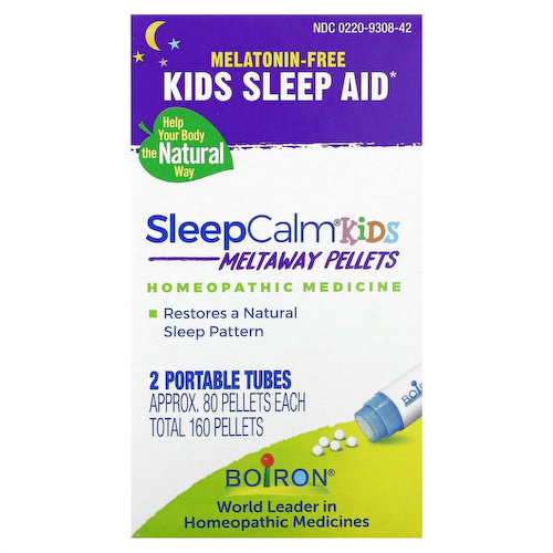 Boiron, SleepCalm Kids, 2 переносных тубуса, 80 гранул в каждом #1