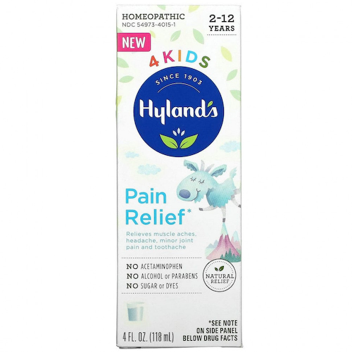Hyland's, 4 Kids, обезболивающее, от 2 до 12 лет, 118 мл (4 жидк. Унции) #1