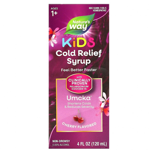 Nature's Way, Umcka, ColdCare, для детей 6 лет и старше, вишневый вкус, 120 мл (4 жидк. унции) #1