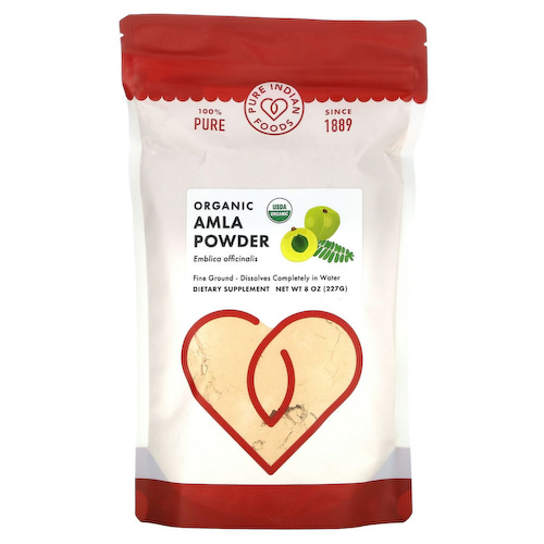 Pure Indian Foods, органический порошок из амлы, 227 г (8 унций) #1