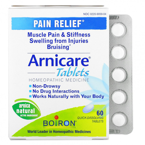 Boiron, Arnicare, обезболивание, 60 быстрорастворимых таблеток #1