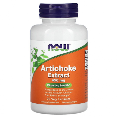 NOW Foods, Экстракт артишока, 450 мг, 90 растительных капсул #1