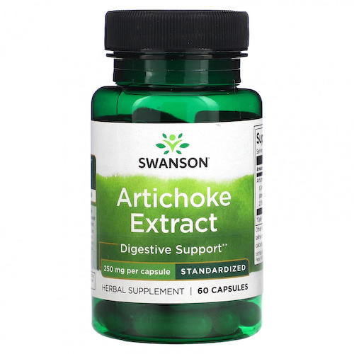 Swanson, Экстракт артишока, 250 мг, 60 капсул #1