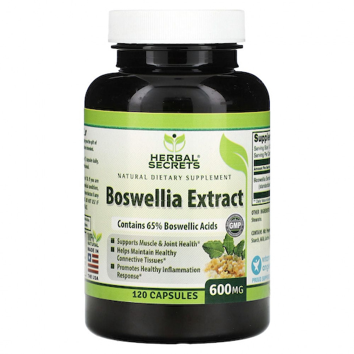 Herbal Secrets, Экстракт босвеллии, 600 мг, 120 капсул #1
