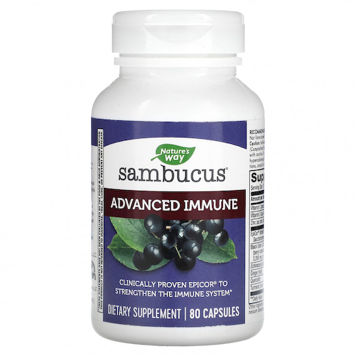 Nature's Way, Sambucus Advanced Immune, 80 капсул #1
