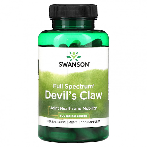 Swanson, Devil's Claw полного спектра, 500 мг, 100 капсул #1