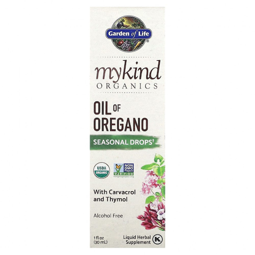 Garden of Life, MyKind Organics, масло орегано, сезонные капли, 30 мл (1 жидк. унция) #1