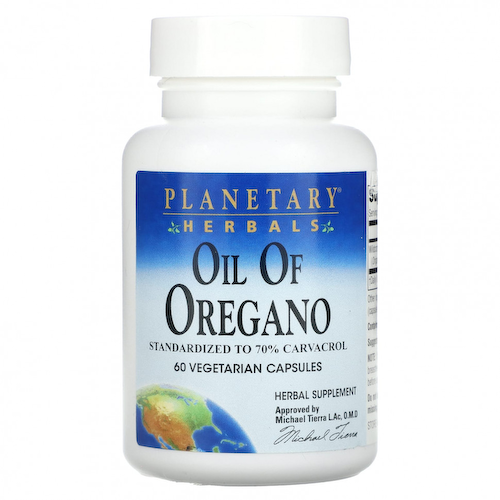 Planetary Herbals, Масло орегано, 60 вегетарианских капсул #1