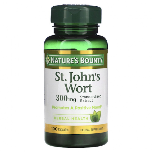 Nature's Bounty, Зверобой, 100 капсул #1
