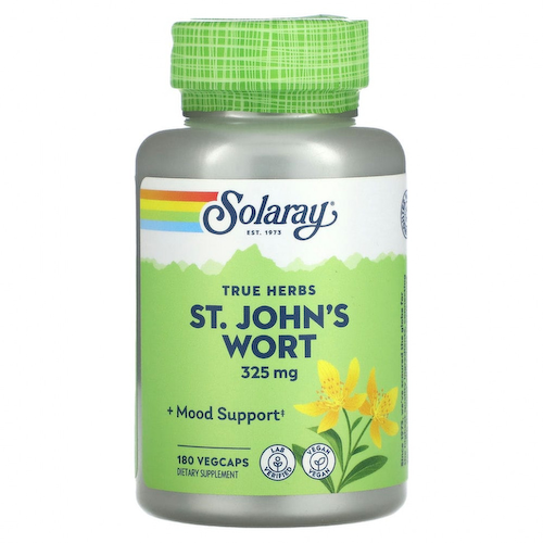 Solaray, True Herbs, зверобой, 325 мг, 180 капсул #1