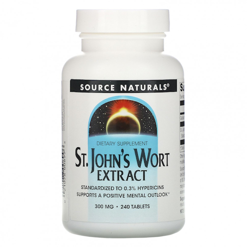 Source Naturals, Экстракт зверобоя, 300 мг, 240 таблеток #1
