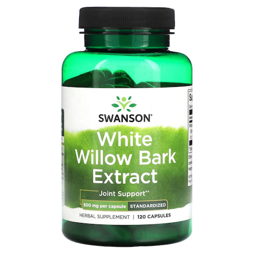 Swanson, Экстракт коры белой ивы, 500 мг, 120 капсул #1
