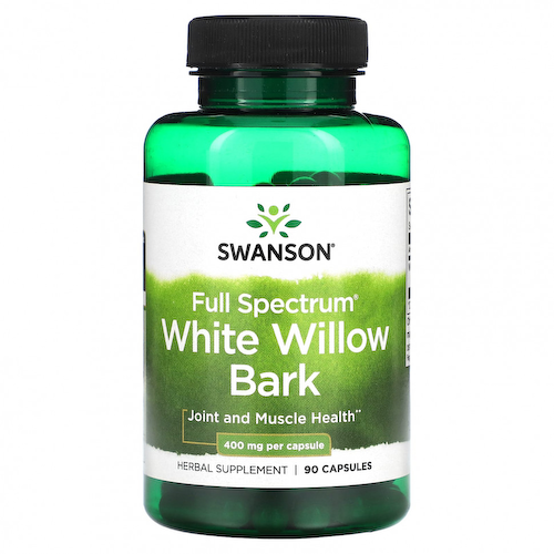 Swanson, Кора белой ивы Full Spectrum, 400 мг, 90 капсул #1
