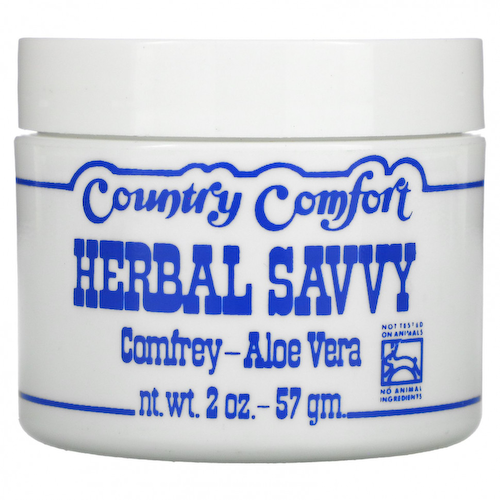 Country Comfort, Herbal Savvy, окопник и алоэ вера, 57 г (2 унции) #1