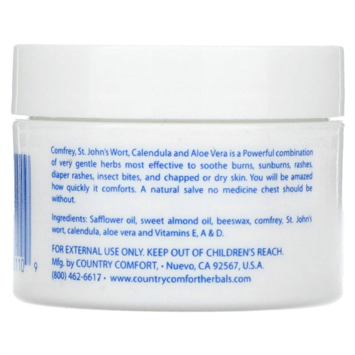 Country Comfort, Herbal Savvy, окопник и алоэ вера, 28 г (1 унция) #1