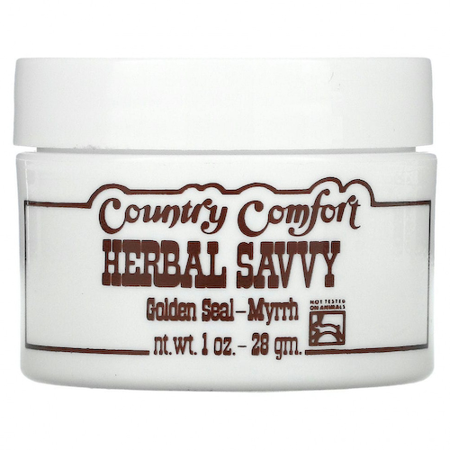Country Comfort, Herbal Savvy, желтокорень и мирра, 28 г (1 унция) #1