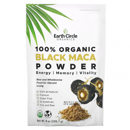 Earth Circle Organics, 100% порошок из органической черной маки, 226,7 г (8 унций) #1