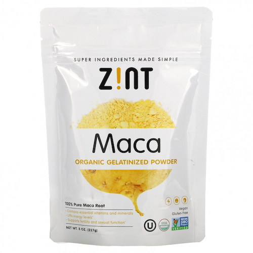 Zint, Мака, Органический желатинизированный порошок, 8 унц.(227 г) #1