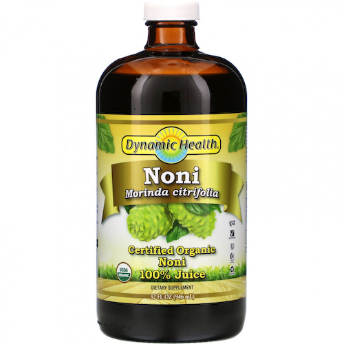 Dynamic Health Laboratories, Сертифицированный 100% сок органического нони, 946 мл (32 жидк. унции) #1
