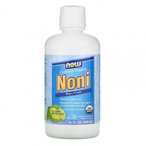 NOW Foods, сертифицированный органический нони, суперфрукт, 946 мл (32 жидк. унции) #1
